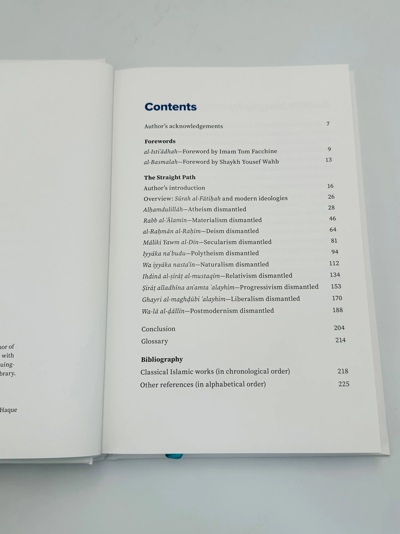 The Straight Path: How Surah al-Fatiha Addresses Modern Ideologies ( Hardcover ) - Image 2