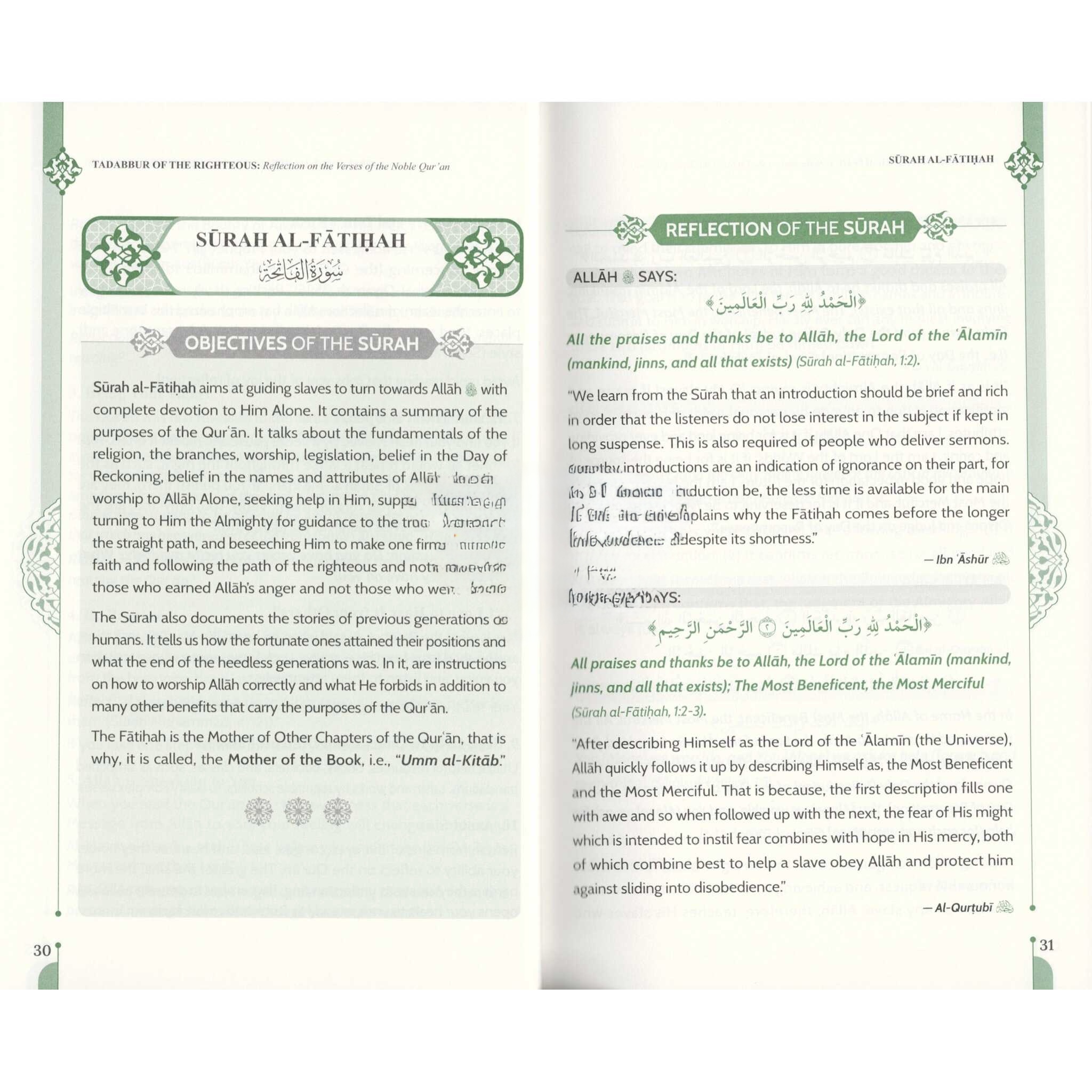 Tadabbur of the Righteous: Reflection on the Verses of the Noble Quran by Dr Ibrahim Alli Lafiagi ( Soft Cover ) - Image 5