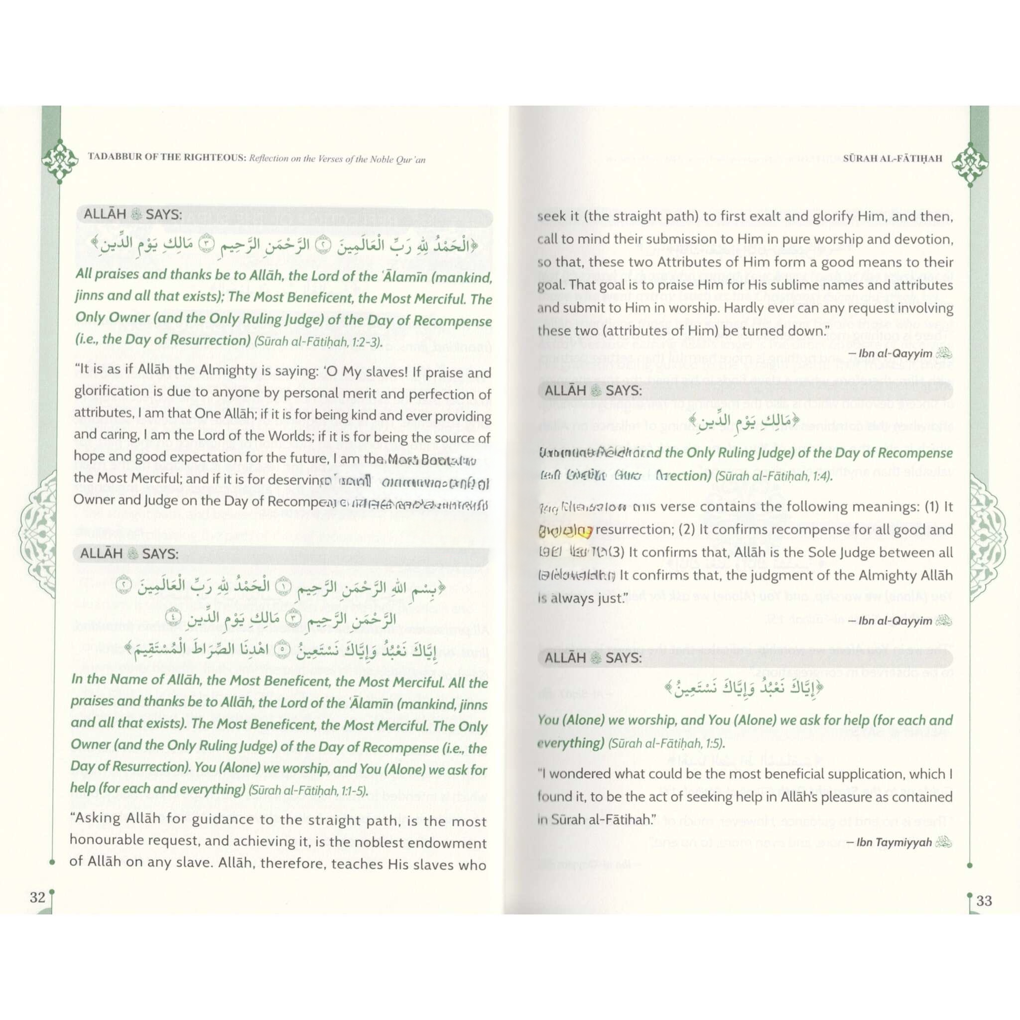 Tadabbur of the Righteous: Reflection on the Verses of the Noble Quran by Dr Ibrahim Alli Lafiagi ( Soft Cover ) - Image 6